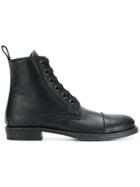 Ann Demeulemeester Lace-up Ankle Boots - Black