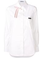 Prada Bow Detail Shirt - White