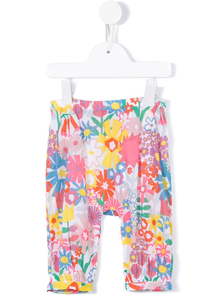 Stella Mccartney Kids - Floral Print Leggings - Kids - Cotton - 9 Mth