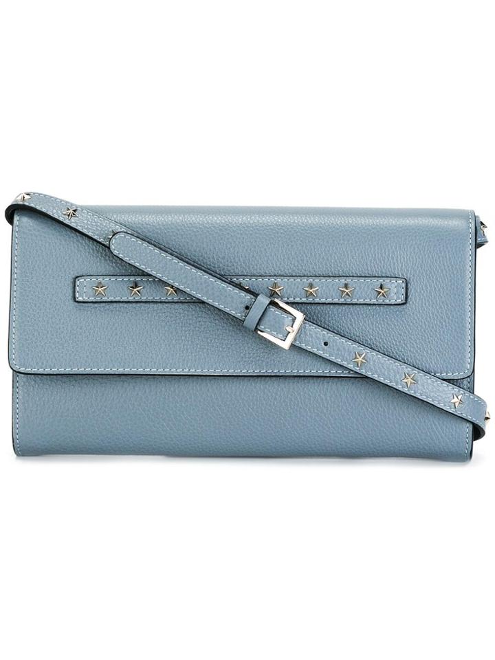 Red Valentino Studded Shoulder Bag - Blue