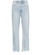Ksubi Straight-leg Cropped Jeans - Blue