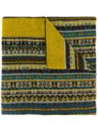 Kenzo Vintage Patterned Scarf, Women's, Yellow/orange
