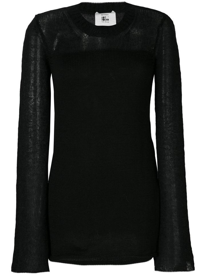 Lost & Found Rooms Crew Neck Jumper - Black