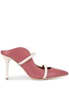 Malone Souliers Antique Rose Maureen 85mm Leather Mules - Pink