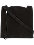 Elena Ghisellini Zip Detail Shoulder Bag - Black