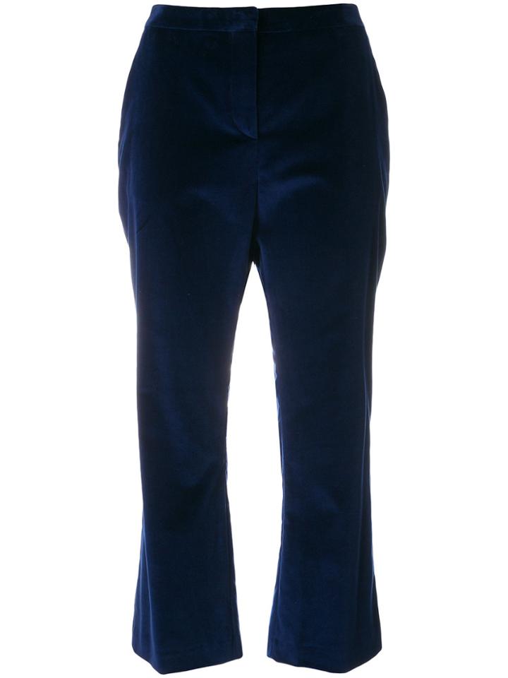 Altuzarra Flared Crop Trousers - Blue
