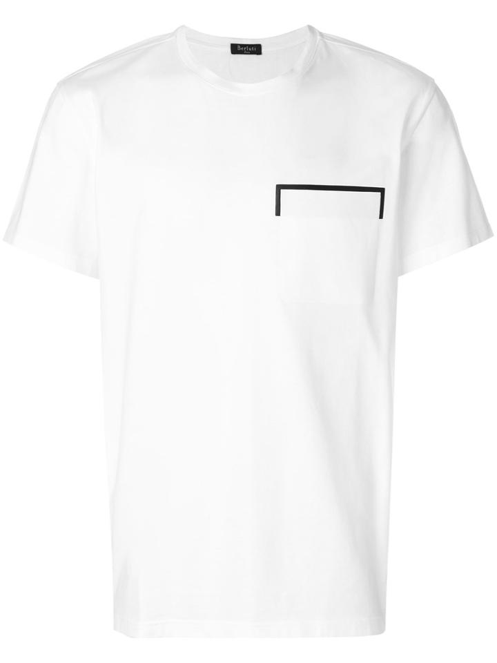 Berluti Square Detail T-shirt - White