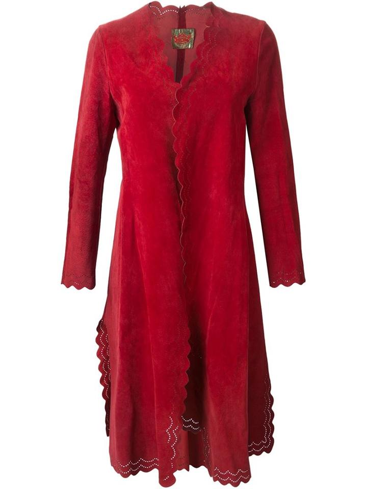 Roberta Di Camerino Vintage Scalloped Hem Coat
