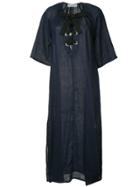 The Upside Laced Front Maxi Dress - Blue