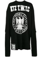 Ktz - Logo Patch Embroidered Top - Unisex - Cotton - Xs, Black, Cotton