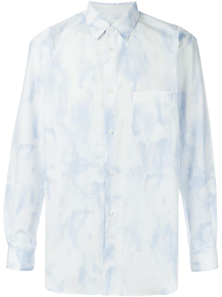 Comme Des Garçons Shirt Dyed Shirt, Men's, Size: Large, White, Cotton