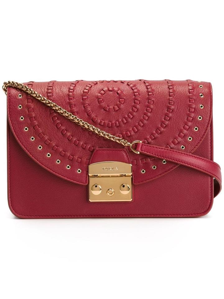 Furla Medium 'metropolis' Shoulder Bag - Red