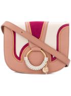 See By Chloé Color Blocked Mini Shoulderbag - Pink & Purple