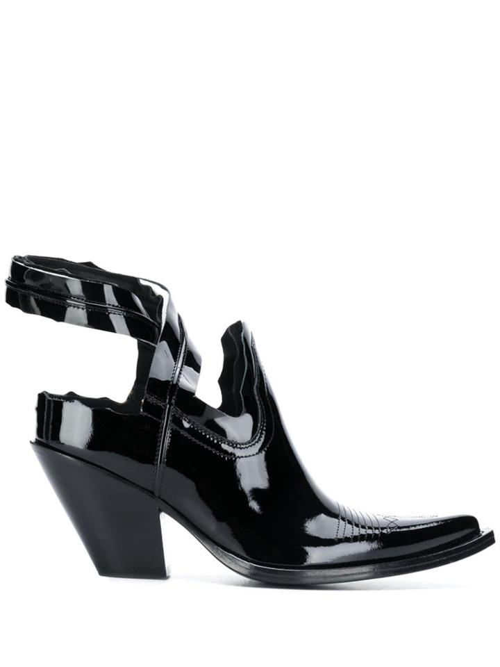Maison Margiela Cut-out Texan Boots - Black