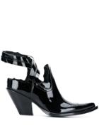 Maison Margiela Cut-out Texan Boots - Black