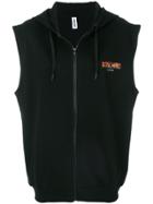 Moschino Moschino Swim Sleeveless Hoodie - Black