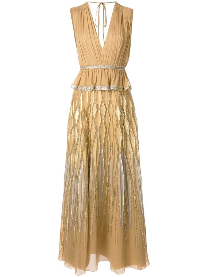Alberta Ferretti Alberta Ferretti A04279226 1606 Gold Natural