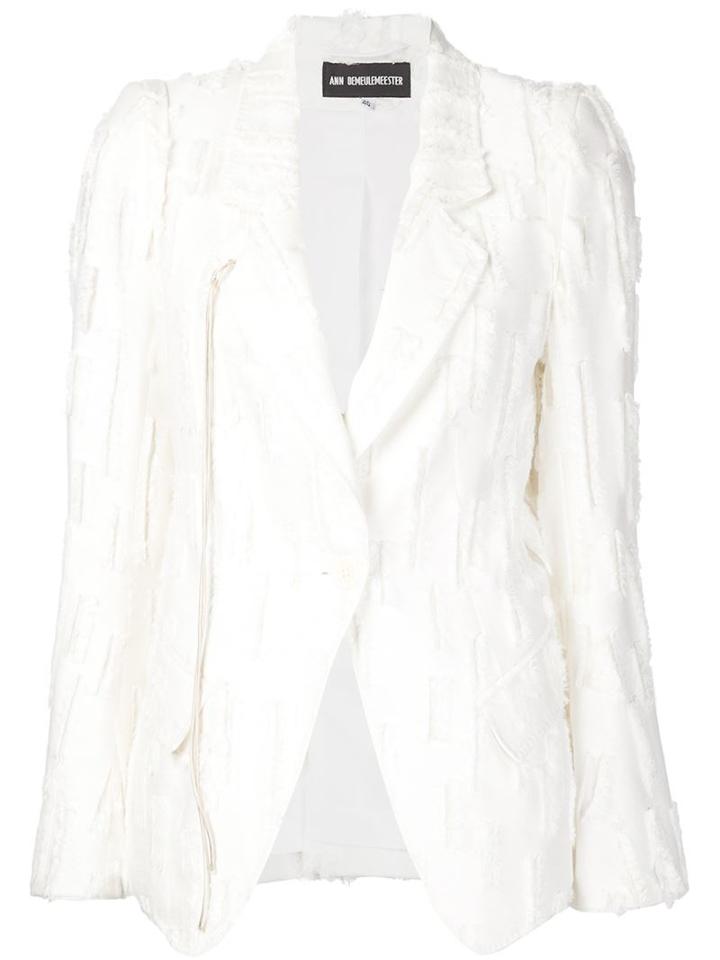 Ann Demeulemeester Distressed Blazer