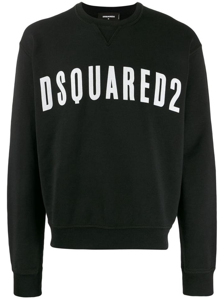 Dsquared2 Contrast Logo Sweatshirt - Black