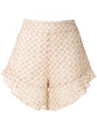 Olympiah Orchid Patterned Shorts - Neutrals