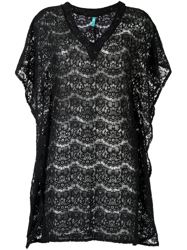 Sub Lace Kaftan, Women's, Black, Polyester