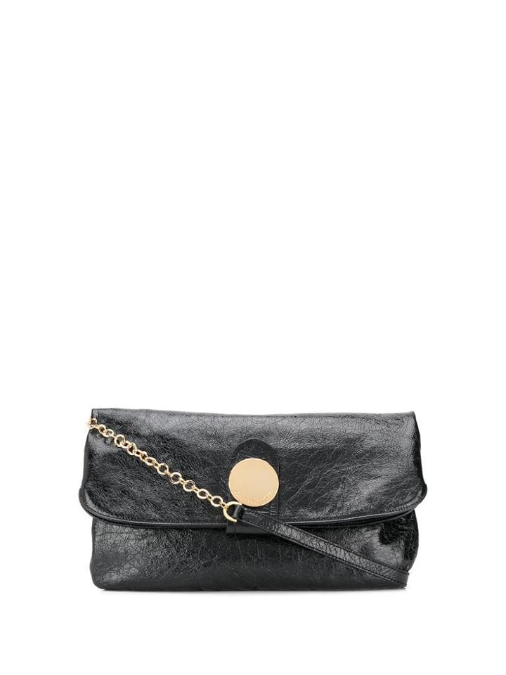 L'autre Chose Shoulder Clutch - Black