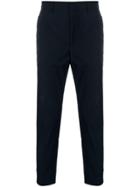 Prada Tapered Cropped Trousers - Blue