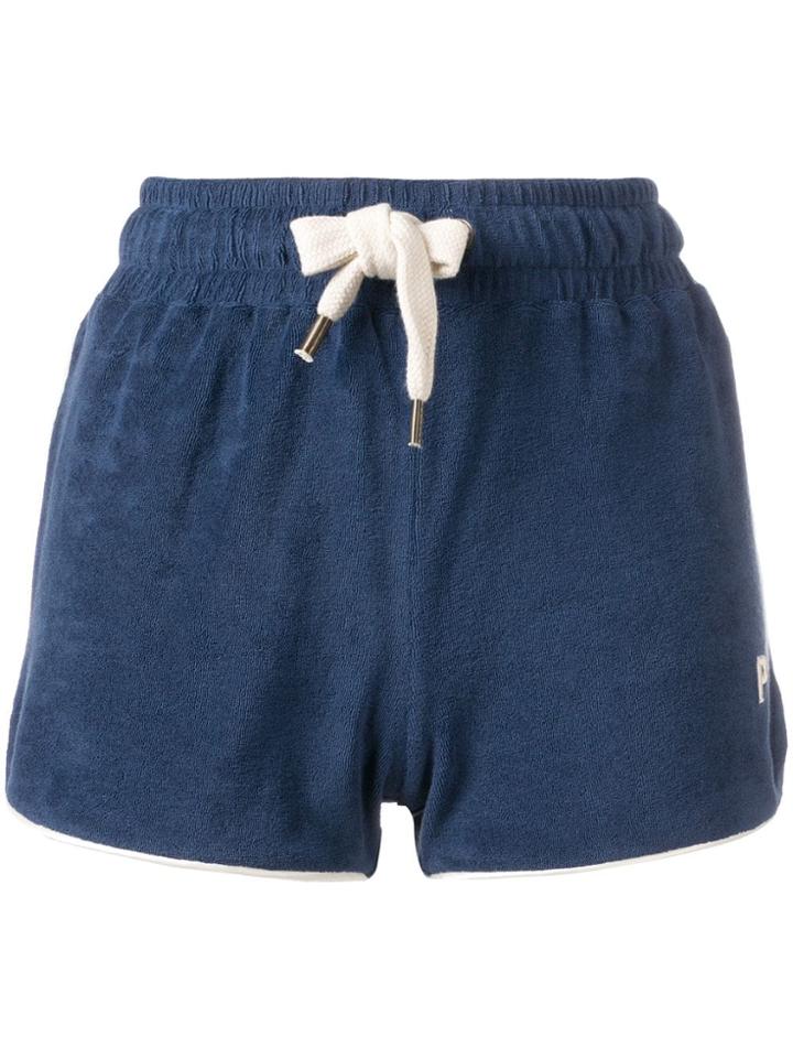 Philosophy Di Lorenzo Serafini Striped Trim Shorts - Blue
