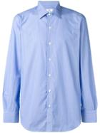 Finamore 1925 Napoli Milano Striped Shirt - Blue