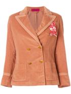 The Gigi Double Breasted Blazer - Brown
