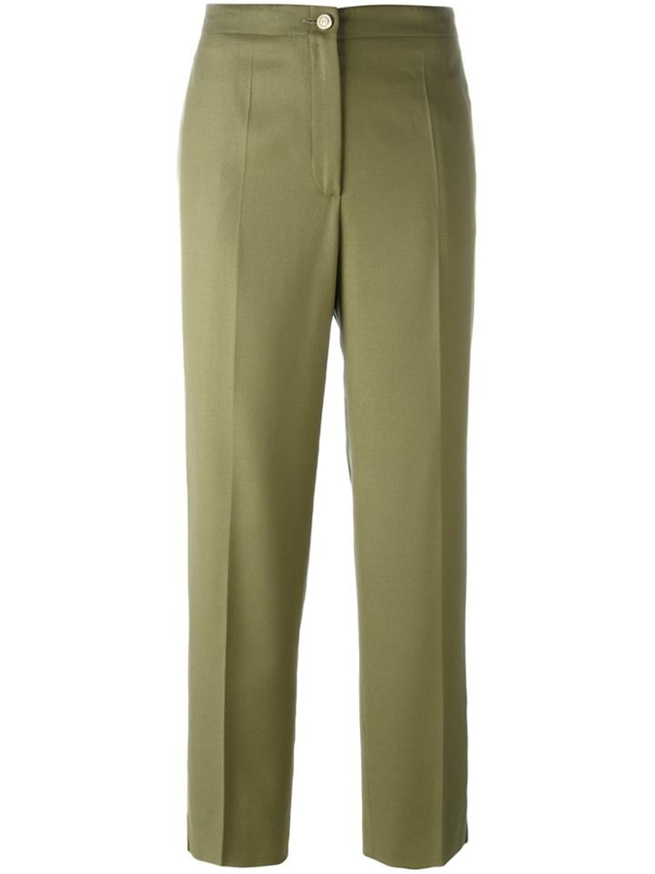Chanel Vintage Cropped Trousers - Green