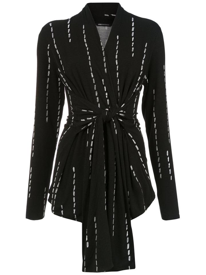 Uma Raquel Davidowicz Dolce Printed Cardigan - Black