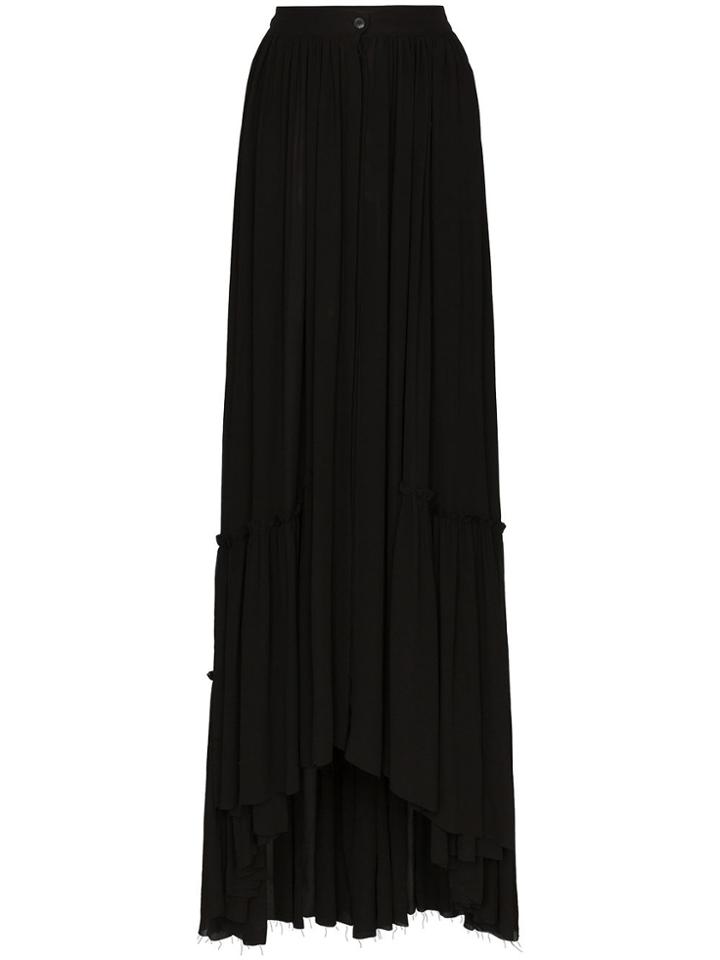 Ann Demeulemeester Flowing High-rise Maxi Skirt - Black