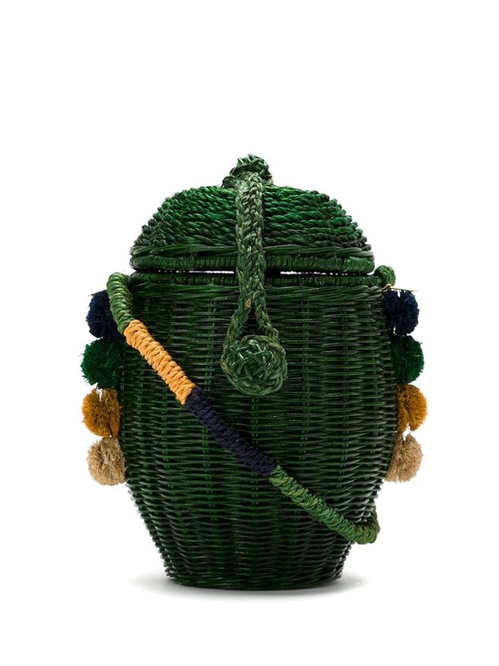 Serpui Serpui 8938wandagreen Green Natural (veg)->straw