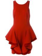 Giorgio Armani Tiered Ruffle Dress