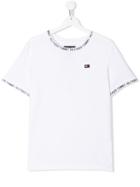Tommy Hilfiger Junior Logo Patch T-shirt - White