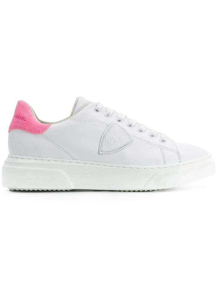 Philippe Model Temple Low Top Sneakers - White