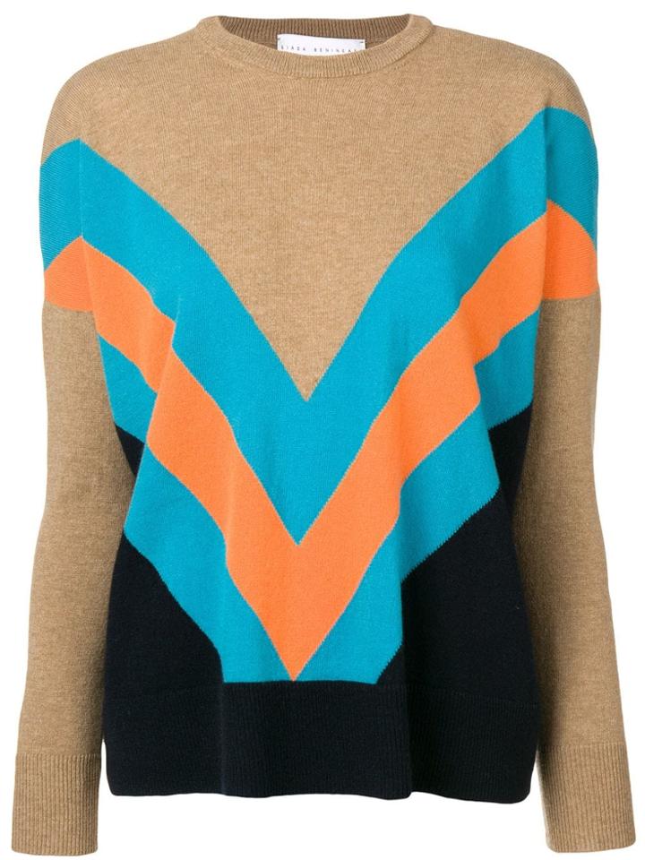 Giada Benincasa Striped Jumper - Neutrals