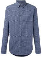 Michael Michael Kors Slim Fit Paisley Shirt, Men's, Size: Medium, Blue, Cotton