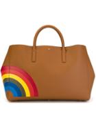 Anya Hindmarch Large 'rainbow Featherweight Ebury' Tote