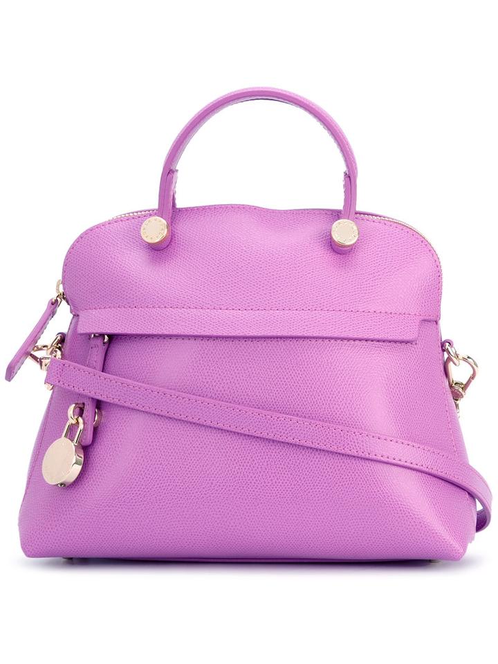 Furla - Mini 'piper' Tote Bag - Women - Leather - One Size, Women's, Pink/purple, Leather