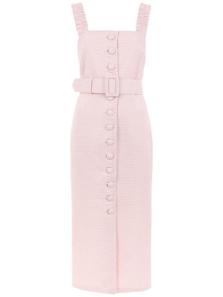 Framed Candy Crush Midi Dress - Pink