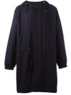 Tomorrowland Hooded Coat, Men's, Size: Medium, Blue, Wool