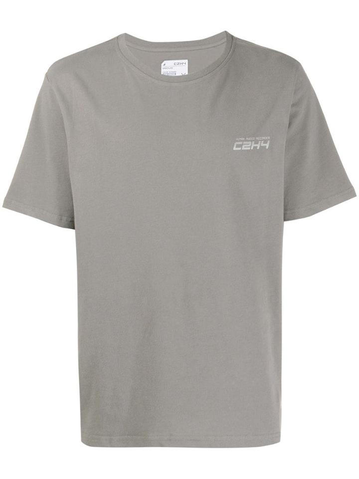 C2h4 Logo Crew Neck T-shirt - Grey