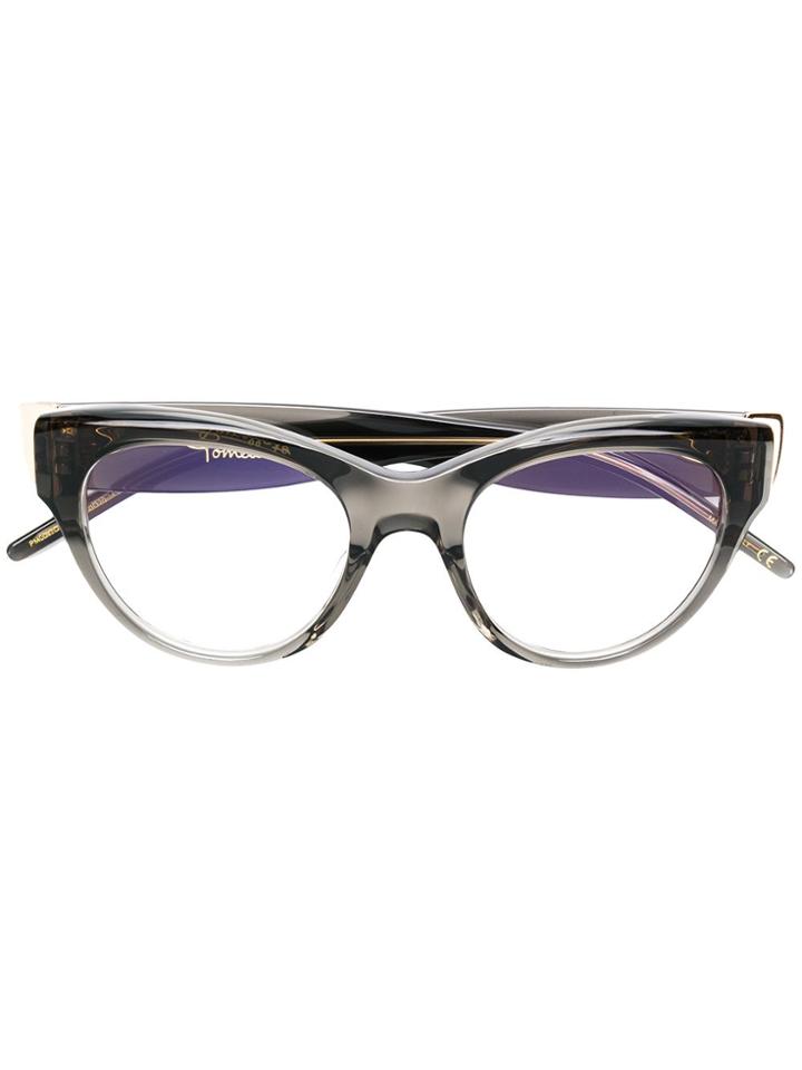 Pomellato Eyewear Cat Eye Glasses - Grey