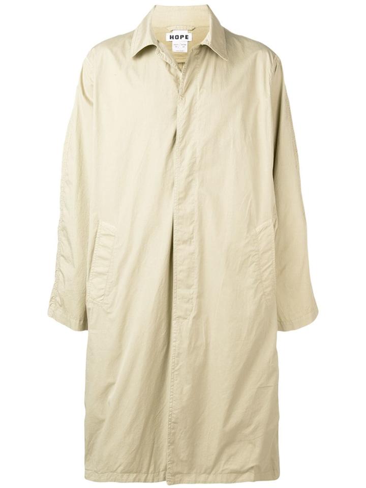 Hope Oversized Midi Coat - Neutrals