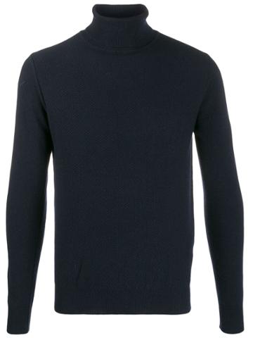 Manuel Ritz Turtleneck Jumper - Blue