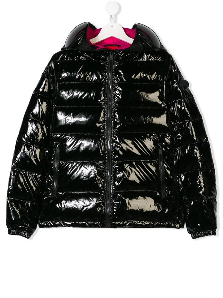 Ai Riders On The Storm Kids Teen Hooded Padded Jacket - Black