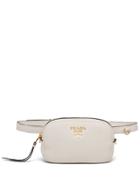 Prada Logo Belt Bag - White