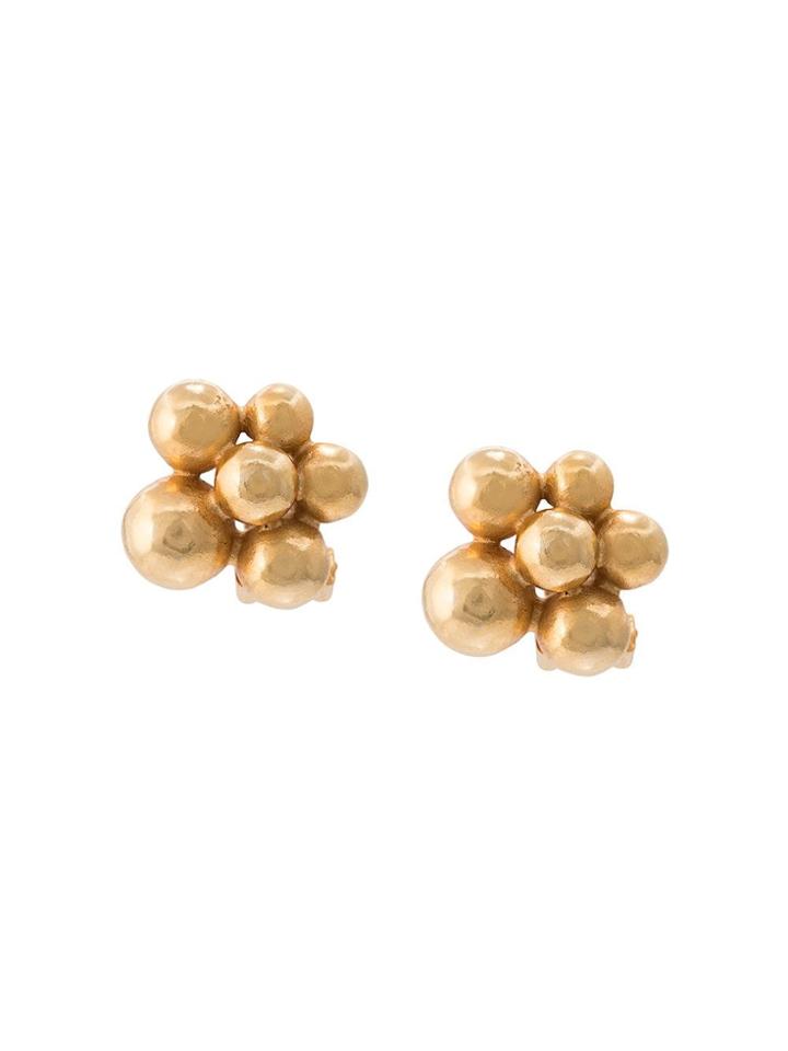 Oscar De La Renta Bauble Earrings - Gold